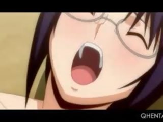 Hentai Brunette schoolgirl Gifted With An Intense Orgasm At The