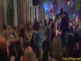 Wild party hardcore orgy at prague night club
