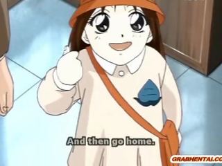 Bystiga japanska animen bondaged och hård dp