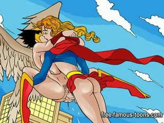 Известен карикатура superheroes x номинално видео пародия