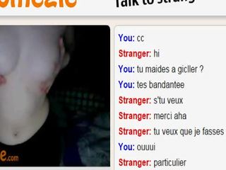 French girl on Omegle