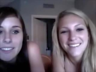 Two fabulous lustful Teens show off on Omegle
