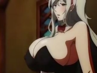 Concupiscent Fantasy Anime clip With Uncensored Big Tits, Group,