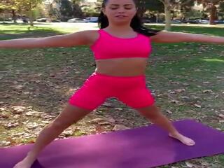Gorgeous Yoga enchantress Alina Lopez Fucked and Creampied: HD adult movie 3b