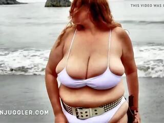 Huge Tits BBW babe Emerges from the Sea: Free HD x rated video c5