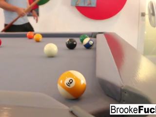 Brooke Plays voluptuous Billiards with Vans Balls: Free x rated film 57