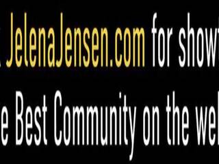 Ψηλός/'η με πλούσιο στήθος μελαχρινός/ή jelena jensen είναι ένα exceptional θαμνώδης cowgirl