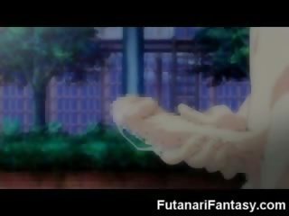 Futanari hentai personagem transsexual anime mangá traveca desenho animado animação caralho membro transexual ejaculações louca dickgirl hermafrodita