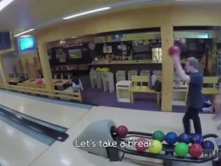 HUNT4K. dirty film in a bowling place - I've got strike!