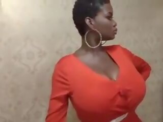 Afrykańskie piękno z masywny cycki, darmowe seks film 37
