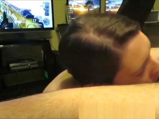 Selena22 - Sucking His Balls While He Plays Cod: HD adult video 9c